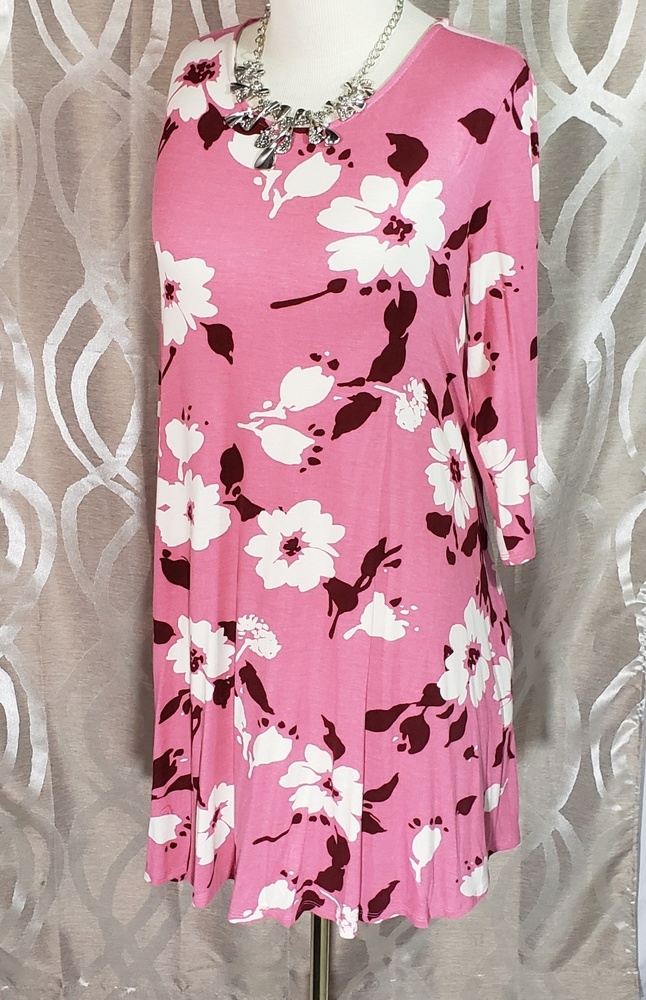 Gorgeous Floral Swing Tunic By Agnes & Dora
